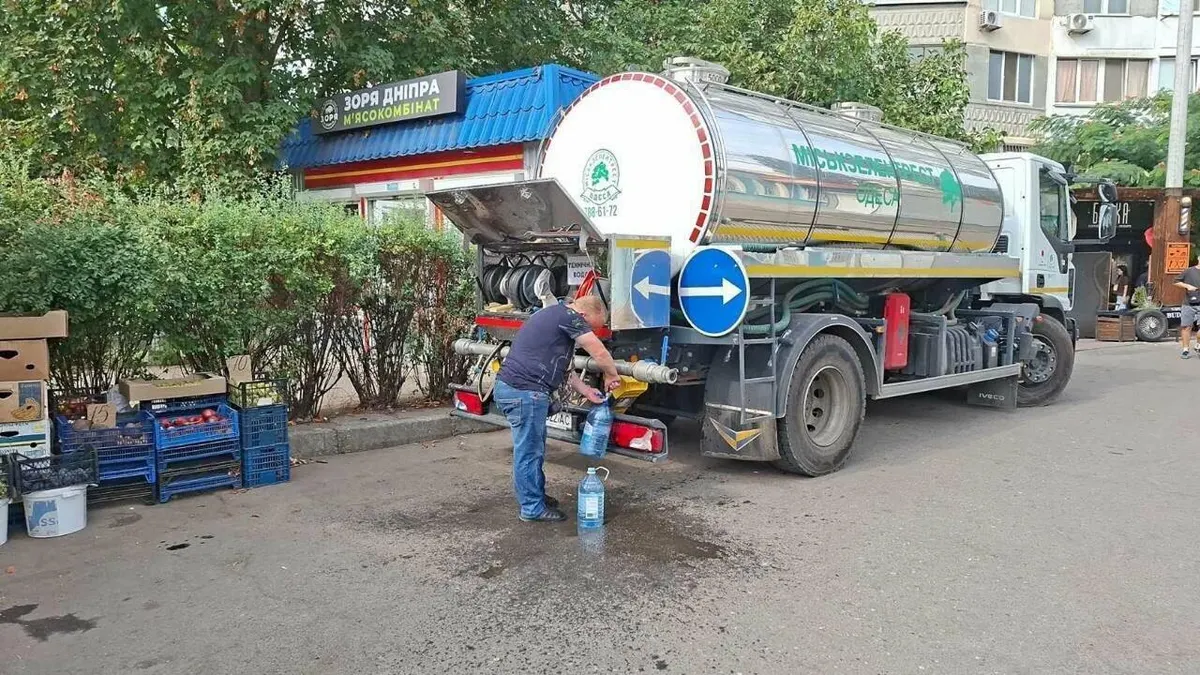 У Пересипському районі Одеси організували підвезення води: вісім адрес