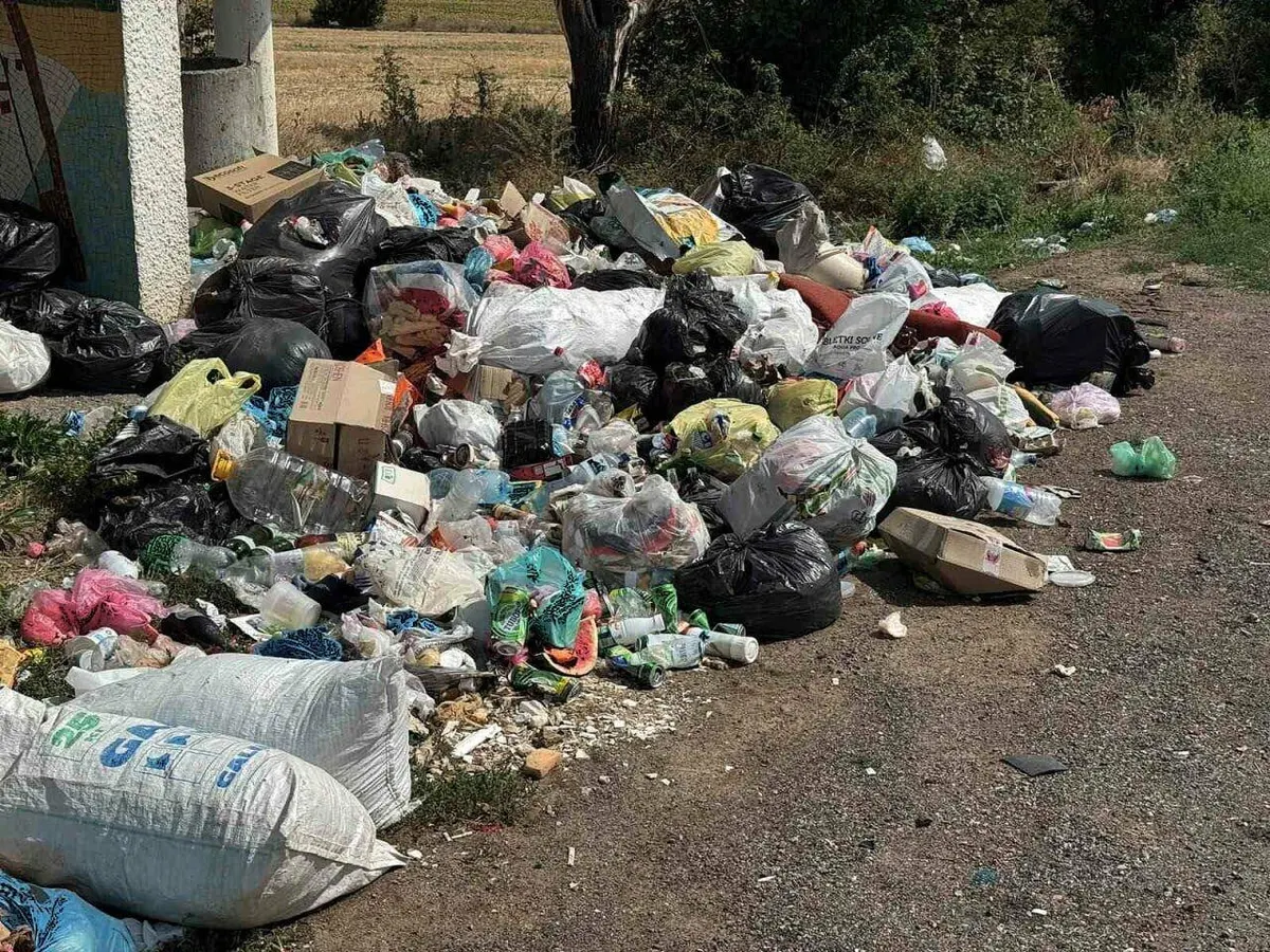На Одещині прибрали стихійне звалище біля траси Київ – Одеса