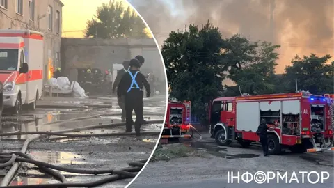 Атака дронів на Одесу: згорів волонтерський склад, двоє постраждалих
