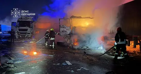 Масована атака на Одещину: загиблий, постраждалі та знищені вантажівки