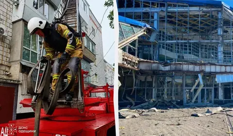 Нічна атака на Одещину: пошкоджено вокзал у Роздільній, є постраждала