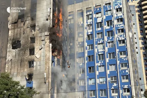 Реактивний дрон влучив у центр Одеси: постраждали семеро людей