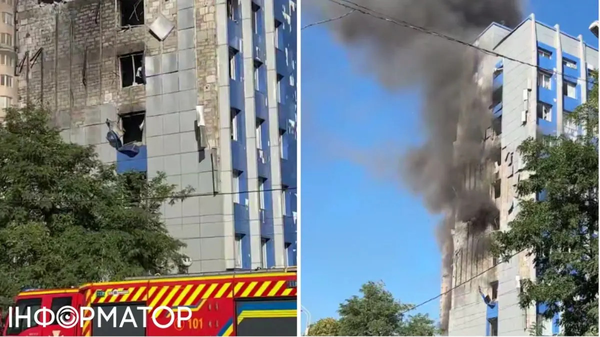 Атака дронів на центр Одеси: у багатоповерхівці утворилася велика діра, троє поранених